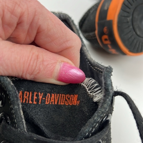 Harley Davidson  Kids Black Sneakers size 1 - Picture 8 of 11